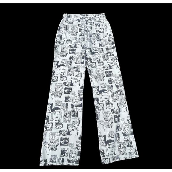 Reformation Newsprint Comic High Rise Straight Long Jeans - Size 26 - Picture 14 of 16